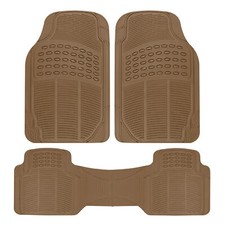 Rubber Floor Mats Car All Weather Heavy Duty Car Mats Liners Black Beige or Gray picture