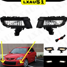 For 2007-2009 Mazda 3 Sedan Front Bumper Halogen Fog Lamp Light DRL LH&RH Pair picture