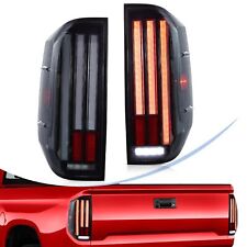 2X VLAND LED Smokey Tail Lights For 2014-2021 Toyota Tundra W/Startup Animation picture