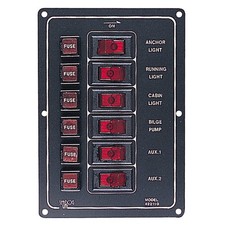 Sea-Dog Aluminum Switch Panel Vertical - 6 Switch 422110-1 UPC 035514423373 picture
