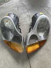 Porsche Boxster 986 911 996 Amber Halogen Headlights Pair 97-02 OEM Working picture