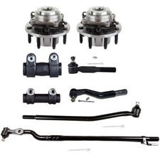 8x Front Steering Tie Rod End Link Wheel Bearning Hub Fits Ford Excursion 00-02 picture