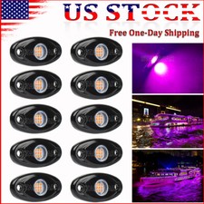 10x Marine Boat Deck Courtesy Light Purple LED Stair Garden Underwater Lights 9W picture