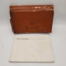 2000 Jaguar S Type Owner's Manul User Guide Leather Case Fair Condition picture