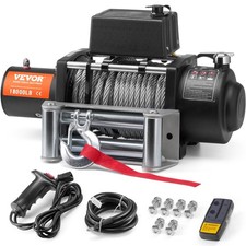 VEVOR Electric Winch Truck 18,000 Lb Steel Cable IP65 Waterproof Remote Control picture