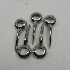 1949-51 KAISER FRAZER CHROME DOOR HANDLES NICE SET OF 5 LOT #204901 picture