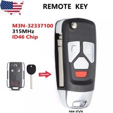 Upgraded Flip Remote Key Fob For Chevrolet 2015-2022 M3N32337100 Keyless Entry picture