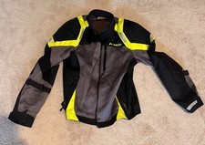 KLIM Induction Motorcycle Jacket XL Hi-Viz Gray D3O Armor CE AA Mesh picture