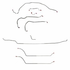 Fits 70 Chevy Malibu w/ Power Disc Brakes, Complete Brake Line Kit CBK0304SS | picture