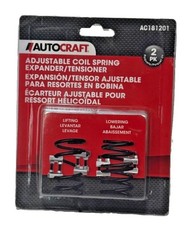 AutoCraft AC181201 Adjustable Coil Spring Expander Tensioner Kit 2-Pk Lift Lower picture