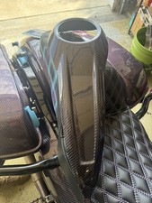 2023.5-2026 Purple Twill Weave Carbon Harley Touring Dash picture