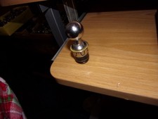 VINTAGE 1949 1950 FORD CHROME BALL CIGARETTE LIGHTER picture