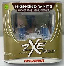 Sylvania Silverstar zXe Gold H7 Headlight Bulb H7SZG.PB2 Two Lamps BRAND NEW picture