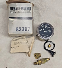 VTG Stewart Warner 82307 Engine Water Temp Gauge Deluxe Electric 12v w Sender picture