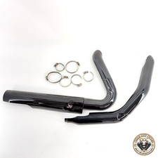 OEM HARLEY 17-26 TOURING CVO M8 BLACK ONYX SCORCHED CHROME EXHAUST HEAT SHIELDS picture