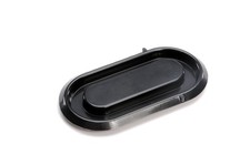OMIX-ADA Windshield Wiper Pivot Cover for Jeep CJ 1976-86, Steel, Black picture