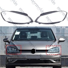 A pair For Volkswagen Golf 7.5 Golf R GTI 18-21 Headlight Lens Cover+Glue picture