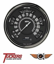 1949-50 Ford 49 Car Shoebox Black Series Gauge Cluster Classic Instruments FC49B picture