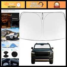 Custom Fit Windshield Sun Shade for 2024-2026 Toyota Land Cruiser - UV Protectio picture
