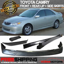 Fits 02-03 Toyota Camry PU VIP Front Rear Bumper Lip Side Skirts picture