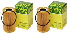 NEW Pair Set of 2 Oil Filters Mann HU 719/5 X For Porsche 911 918 Spyder Boxster picture