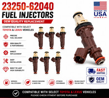 6x Denso Fuel Injectors 23250-62040 fits for 99-04 Tundra 4Runner 3.4L V6 picture