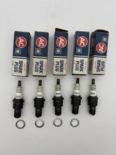 AC Delco Fire Ring Spark Plugs 46N NOS set of 5, In Box picture