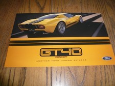 Ford GT40 Concept 2002 Brochure VGC Sales Leaflet - Le Mans Legend Returns picture
