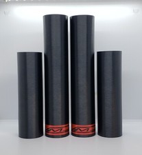 Fork Skins Covers Black Brushed Aluminum Graphics Honda CRF 250R 450R 250X 450X  picture