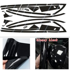 Matte/Glossy Black Chrome Delete Window Trims For Tesla Model 3 2017-2022 picture