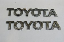 Two Toyota OEM Chrome Plastic 4.75