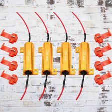 4x 50W 6 ohm Load Resistor For Fix LED Bulb Fast Hyper Flash Turn Signal Blinker picture