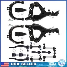16x Front Upper & Lower Control Arm Tie Rod For 2004-2007 GMC Envoy Trailblazer picture