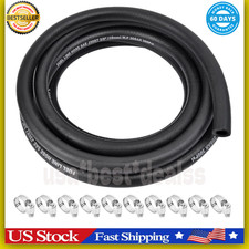 3/8 Inch ID Fuel Line Hose - 10FT Marine Grade Fuel Line with 10PCS Hose Clamps picture