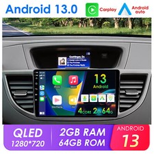 2+64GB FOR HONDA CRV 2012-2016 ANDROID 13 CAR STEREO RADIO GPS NAV APPLE CARPLAY picture