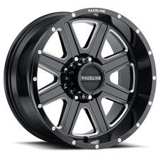 RACELINE 940M Hostage 20X9 8X180 Offset 12 Gloss Black & Milled (Quantity of 1) picture