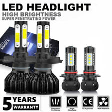 4-Sides 6000K LED Headlight High Low Beam Fog Bulbs For Toyota Prius 2004-2009 picture