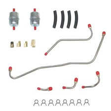 Fits Ford 289/302, w/ Edelbrock Carb Pump to Carb Line-Steel-FineLines picture