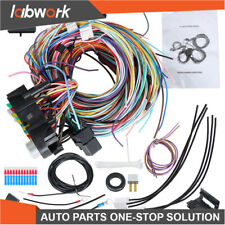 Labwork 21 Circuit Wiring Harness For Chevy Ford hotrods Universal X-long Wires picture