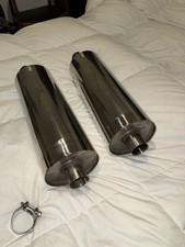 Jaguar XJS V12 Simply Performance Stainless Rear Mufflers/Silencers NEW Pair picture