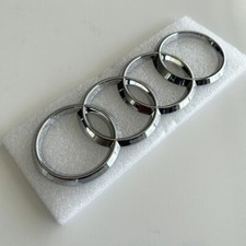 249mm x 85mm Chrome Car Front Hood Grille Emblem For Audi A3 A4 A5 S4 picture