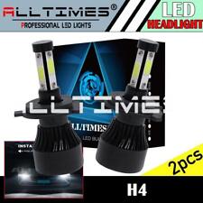 ALLTIMES Combo H4 9003 LED Headlight Kit Bulbs High Low Beam Super White 60000LM picture