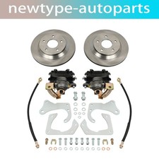 For 1978-1988 GM 7.5 Inch 10 Bolt Bolt-On Rear Brake Kit w/ E-Brake picture