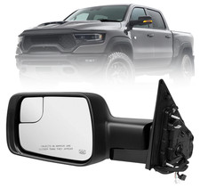 For 2019-2024 Ram 1500 Mirror Heated Power Folding Driver Left Side 68462769AB picture
