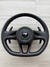 OEM Leather McLaren 720s 750s Steering Wheel With Extended Carbon Paddle Shift picture