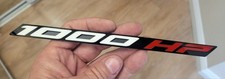 1000HP Emblem QTY 1 Fender Exterior 1000HP Engine Badge 3D Acrylic Decal Truck  picture