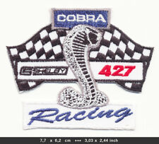 COBRA SHELBY 427 Patch Embroidered Sew Iron On Cars Sportscar Racing V8 picture
