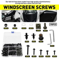 190X Fairing Bolts Kit Bodywork Screws for Yamaha YZF R6 R1 R6S YZF600R FZ6/R picture
