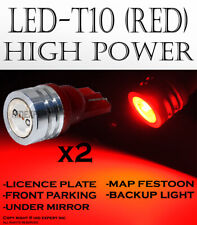 2 pairs T10 LED High Power Red Replacement Front Side Marker Light Bulbs E248 picture