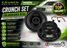 CRUNCH 2-Way Coax Speaker Set for Mercedes W124 E-Class Front Adapter picture